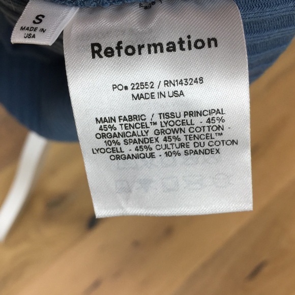 Reformation Candice Body-Con Cutout Dress in Morning Glory - Picture 12 of 12